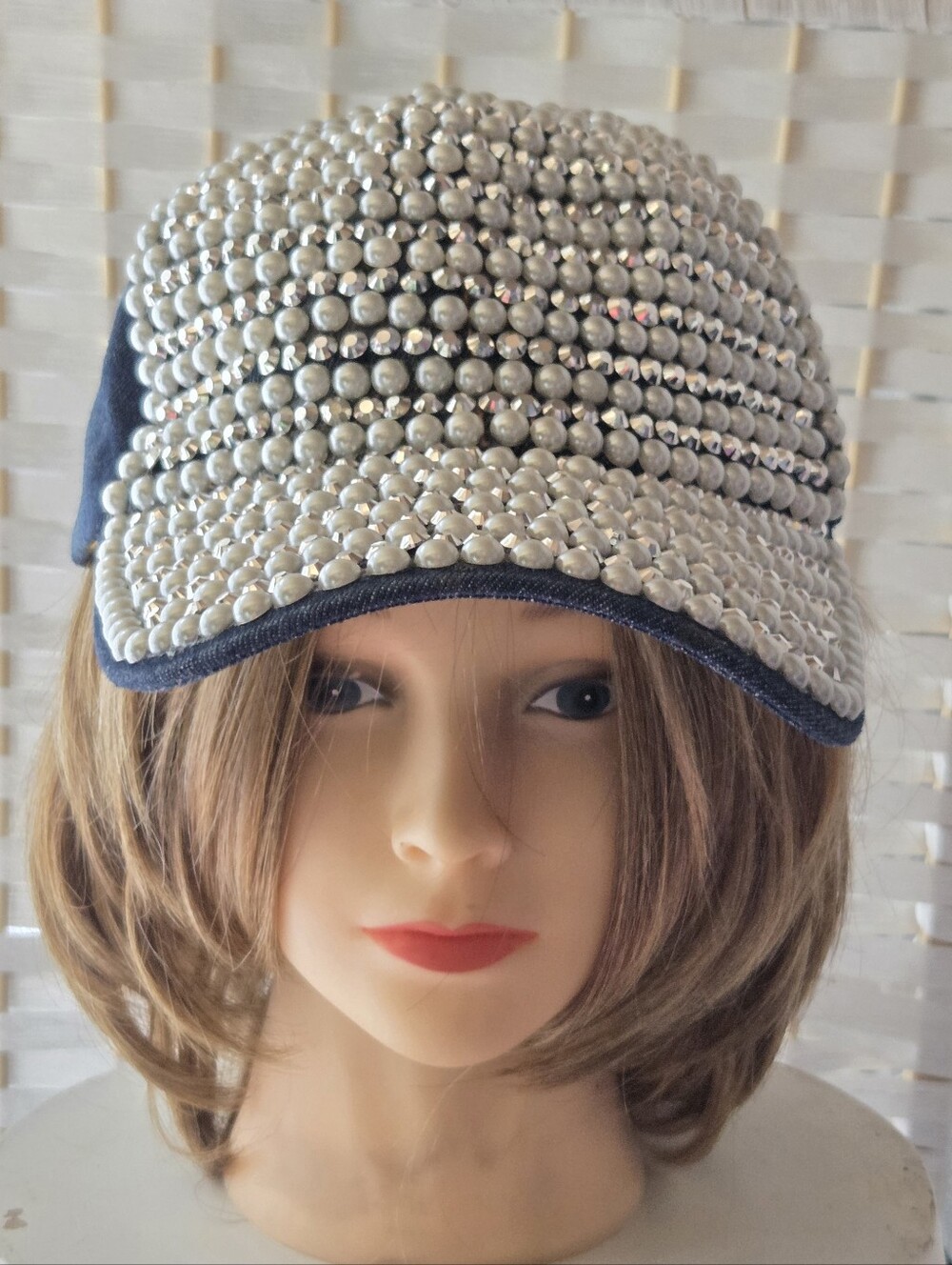 29 Palms Embellished Pearl Bead Women's Cap